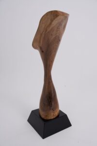 Still Stand Abstract Wood Sculpture, gallery view 7