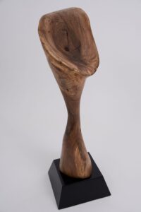 Still Stand Abstract Wood Sculpture, gallery view 11