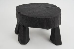 Jownik, Charred Round Coffee Table, main view