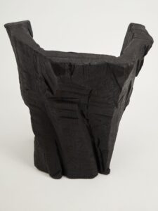 Jownik, Charred Sculptural Armchair – Primitive Form, gallery view 8