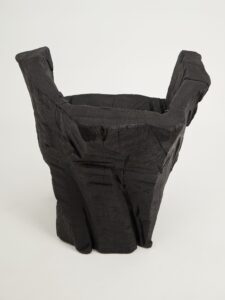Jownik, Charred Sculptural Armchair – Primitive Form, gallery view 9