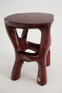 Satyrs, Elegant Red Sculptural Coffee Table – Flow & Flame, gallery view 7