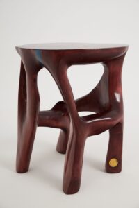 Satyrs, Elegant Red Sculptural Coffee Table – Flow & Flame, gallery view 9