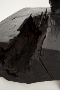 Jownik, Charred Rustic Coffee Table - Chainsaw Carved, gallery view 10