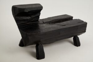 Jownik, Charred Rustic Coffee Table - Chainsaw Carved, gallery view 18
