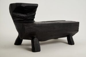 Jownik, Charred Rustic Coffee Table - Chainsaw Carved, gallery view 19