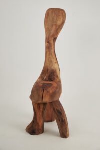 Leszy, Chainsaw-Carved Sculptural Chair, gallery view 3