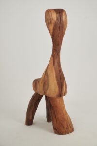 Leszy, Chainsaw-Carved Sculptural Chair, gallery view 5