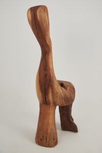 Leszy, Chainsaw-Carved Sculptural Chair, gallery view 6