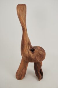 Leszy, Chainsaw-Carved Sculptural Chair, gallery view 7