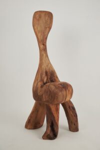 Leszy, Chainsaw-Carved Sculptural Chair, gallery view 9