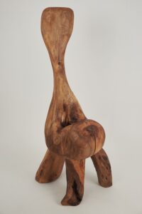 Leszy, Chainsaw-Carved Sculptural Chair, gallery view 10