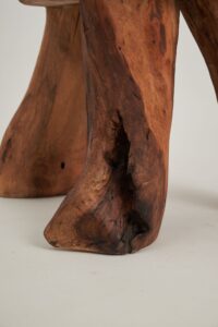 Leszy, Chainsaw-Carved Sculptural Chair, gallery view 11