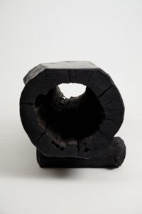 Jownik, Charred Hollow Log Bench – Primitive Form, Bold Presence, gallery view 10