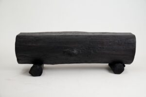 Jownik, Charred Hollow Log Bench – Primitive Form, Bold Presence, gallery view 14