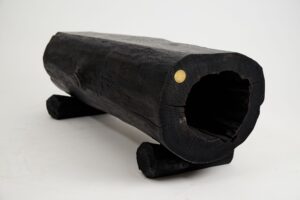 Jownik, Charred Hollow Log Bench – Primitive Form, Bold Presence, gallery view 18