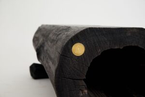 Jownik, Charred Hollow Log Bench – Primitive Form, Bold Presence, gallery view 19