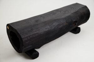 Jownik, Charred Hollow Log Bench – Primitive Form, Bold Presence, gallery view 21