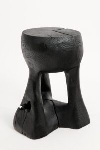 Jownik, Charred Sculptural Side Table, main view