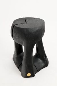 Jownik, Charred Sculptural Side Table, gallery view 5