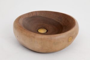 Banik, Organic Sculpted Wood Sink - Carved From Solid Wood, gallery view 2