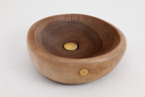 Banik, Organic Sculpted Wood Sink - Carved From Solid Wood, gallery view 5