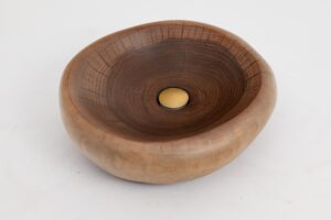 Banik, Organic Sculpted Wood Sink - Carved From Solid Wood, gallery view 7