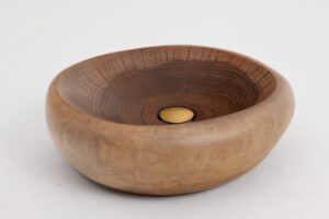 Banik, Organic Sculpted Wood Sink - Carved From Solid Wood, gallery view 8
