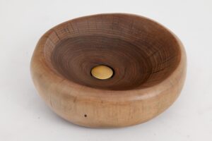 Banik, Organic Sculpted Wood Sink - Carved From Solid Wood, gallery view 12