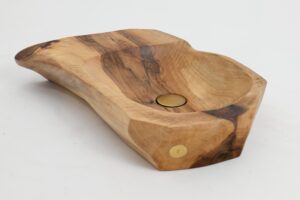 Banik, Organic Sculpted Wood Sink - Carved From Solid Wood, gallery view 5