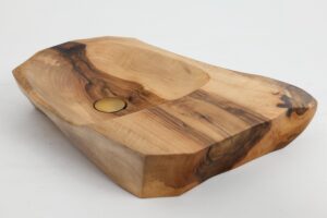 Banik, Organic Sculpted Wood Sink - Carved From Solid Wood, gallery view 12