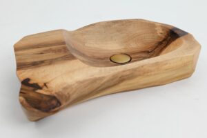 Banik, Organic Sculpted Wood Sink - Carved From Solid Wood, gallery view 16