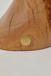 Leszy, Sculptural Side Table Carved in Solid Wood, gallery view 8