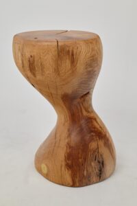Leszy, Sculptural Side Table Carved in Solid Wood, gallery view 9