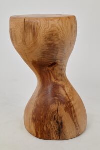 Leszy, Sculptural Side Table Carved in Solid Wood, gallery view 10