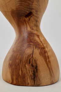 Leszy, Sculptural Side Table Carved in Solid Wood, gallery view 11