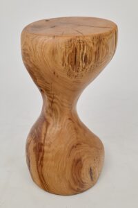 Leszy, Sculptural Side Table Carved in Solid Wood, gallery view 12