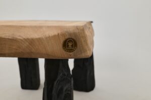 Jownik, Coffee Table – Natural Edge with Unique Charred Legs, gallery view 13