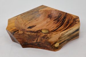 Banik, Organic Sculpted Wood Sink - Carved From Solid Wood, gallery view 2