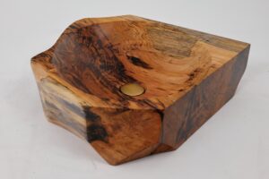 Banik, Organic Sculpted Wood Sink - Carved From Solid Wood, gallery view 8