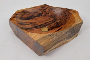 Banik, Organic Sculpted Wood Sink - Carved From Solid Wood, gallery view 14