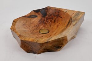 Banik, Organic Sculpted Wood Sink - Carved From Solid Wood, gallery view 10