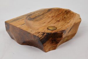 Banik, Organic Sculpted Wood Sink - Carved From Solid Wood, gallery view 16