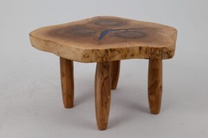 Live Edge Coffee Table, Log Furnitue, Walnut, Epoxy, gallery view 3