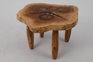 Live Edge Coffee Table, Log Furnitue, Walnut, Epoxy, gallery view 4