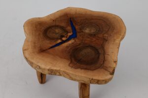 Live Edge Coffee Table, Log Furnitue, Walnut, Epoxy, gallery view 8