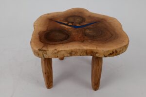 Live Edge Coffee Table, Log Furnitue, Walnut, Epoxy, gallery view 9