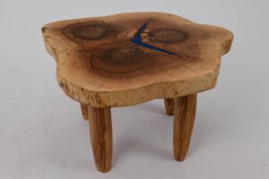 Live Edge Coffee Table, Log Furnitue, Walnut, Epoxy, gallery view 11
