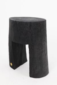 Jownik, Charred Sculptural Side Table – Grounded Simplicity with Primal Energy, gallery view 9
