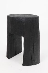 Jownik, Charred Sculptural Side Table – Grounded Simplicity with Primal Energy, gallery view 14